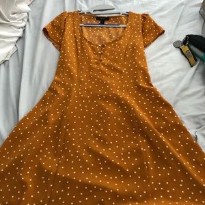 mustard dress from forever 21. worn once.